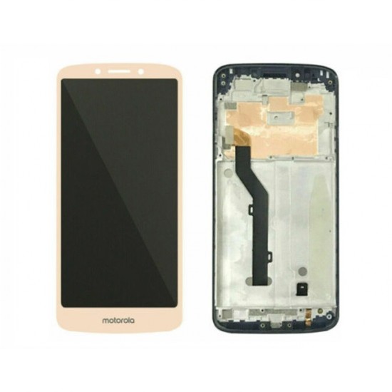 TOUCH+DISPLAY WITH FRAME MOTOROLA MOTO G6 PLAY/XT1922 5.7" DORADO TOUCH+DISPLAY WITH FRAME MOTOROLA MOTO G6 PLAY/XT1922 5.7" DORADO